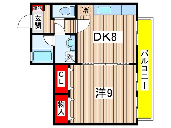 プランドールⅡの物件間取画像